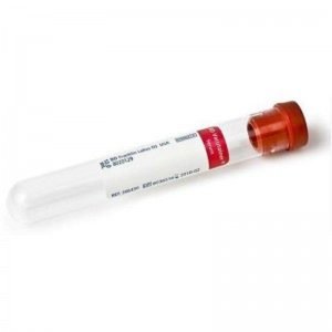 BD Vacutainer 10ml Red Serum Glass Top Tubes