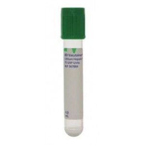 BD Vacutainer 4ml Sod. Heparin Tubes 100/PK